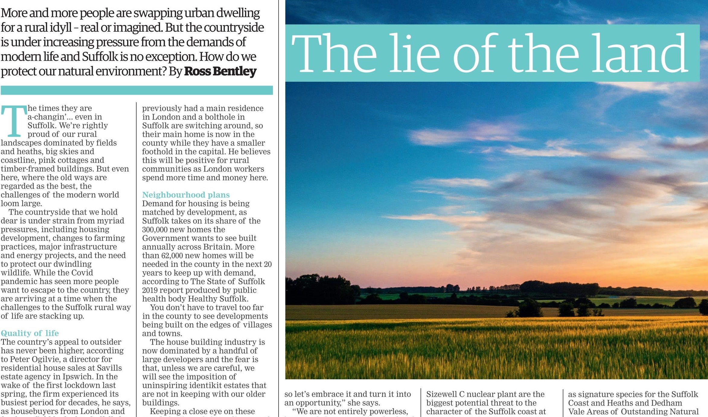 The lie of the land Suffolk Preservation Society